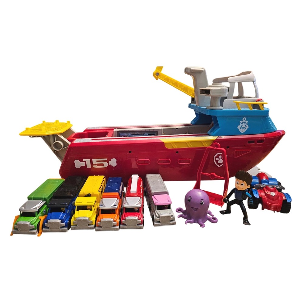 Paw Patrol Sea Patroller with Ryder 6 Pup Mini true metal truck Vehicles playset